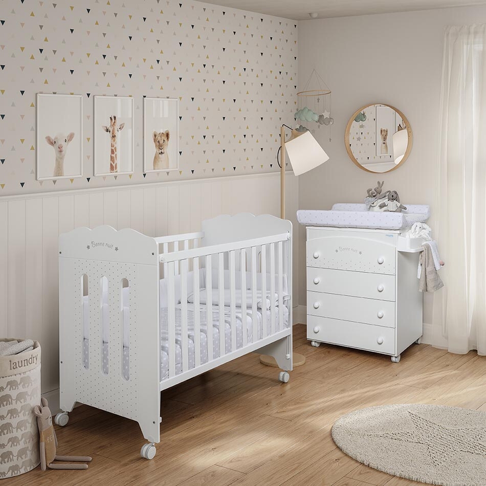CUNA BONNE NUIT 120X60 BLANCO MICUNA