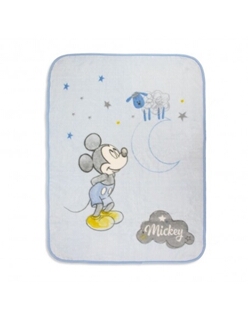 MANTA CUNA RACHEL MICKEY AZUL DISNEY