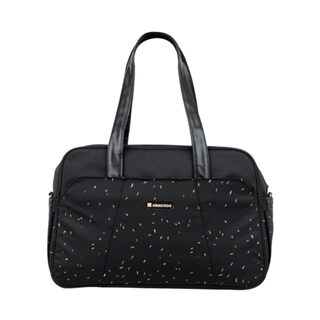 Bolsa de mamá Black Dots Gris Kikkaboo