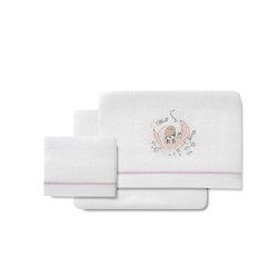 TRIPTICO CORALINA COCHE SLEEPING BCO/ROSA INTERBABY
