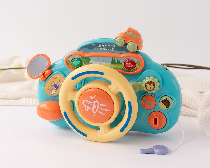 VOLANTE DE JUGUETE MUSICAL CON SONIDOS KIOKIDS